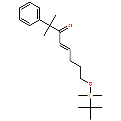 4-Octen-3-one, 8-[[(1,1-dimethylethyl)dimethylsilyl]oxy]-2-methyl-2-phenyl-, (4E)-