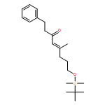 4-Octen-3-one, 8-[[(1,1-dimethylethyl)dimethylsilyl]oxy]-5-methyl-1-phenyl-, (4E)-