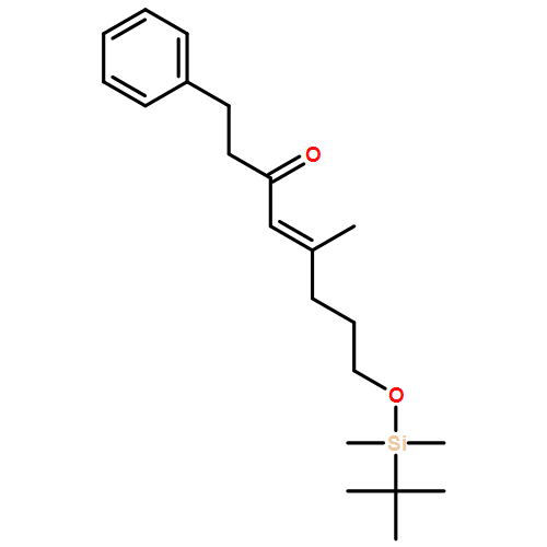 4-Octen-3-one, 8-[[(1,1-dimethylethyl)dimethylsilyl]oxy]-5-methyl-1-phenyl-, (4E)-