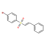 Benzene, 1-bromo-4-[[(1E)-2-phenylethenyl]sulfonyl]-