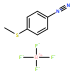 Benzenediazonium, 4-(methylthio)-, tetrafluoroborate(1-) (1:1)