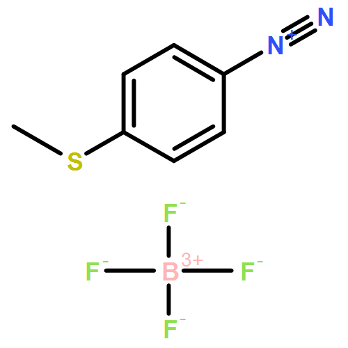 Benzenediazonium, 4-(methylthio)-, tetrafluoroborate(1-) (1:1)