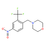 Morpholine, 4-[[4-nitro-2-(trifluoromethyl)phenyl]methyl]-