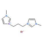 1H-Imidazolium, 1,1'-(1,3-propanediyl)bis[3-methyl-, dibromide