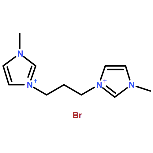 1H-Imidazolium, 1,1'-(1,3-propanediyl)bis[3-methyl-, dibromide