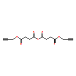 Butanedioic acid, 1,1'-anhydride, 4,4'-di-2-propyn-1-yl ester 