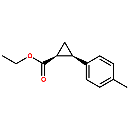 Cyclopropanecarboxylic acid, 2-(4-methylphenyl)-, ethyl ester, (1R,2S)-rel-