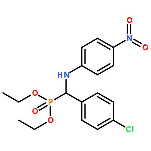 Phosphonic acid, P-[(4-chlorophenyl)[(4-nitrophenyl)amino]methyl]-, diethyl ester