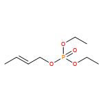 Phosphoric acid, (2E)-2-buten-1-yl diethyl ester