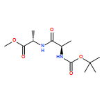 L-Alanine, N-[(1,1-dimethylethoxy)carbonyl]-D-alanyl-, methyl ester