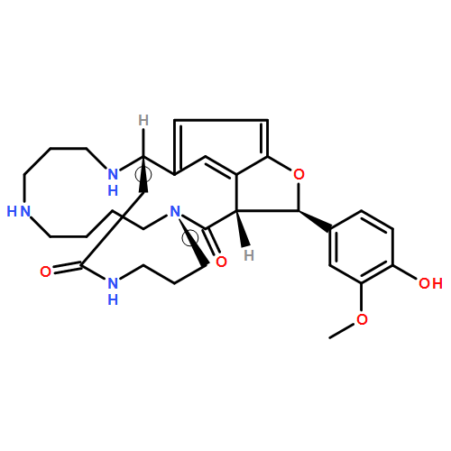 4H-1,16-Etheno-5,15-(propaniminoethano)furo[3,4-l][1,5,10]triazacyclohexadecine-4,21-dione, 3,3a,6,7,8,9,10,11,12,13,14,15-dodecahydro-3-(4-