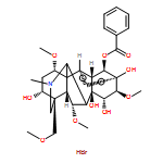 Aconitane-3,8,13,14,15-pentol, 1,6,16-trimethoxy-4-(methoxymethyl)-20-methyl-, 14-benzoate, hydrobromide (1:1), (1α,3α,6α,14α,15α,16β)-