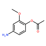 Phenol, 4-amino-2-methoxy-, 1-acetate