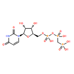 5'-Uridylic acid, anhydride with P,P'-methylenebis[phosphonic acid] (1:1)