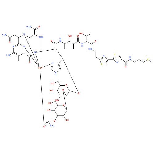 Iron(2 ), [N1-[3-(dimethylsulfonio)propyl]bleomycinamidato]- (9CI)