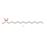 Sulfuric acid, monododecyl ester, silver(1 ) salt (1:1)