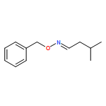 Butanal, 3-methyl-, O-(phenylmethyl)oxime