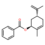 2-Cyclohexen-1-ol, 2-methyl-5-(1-methylethenyl)-, 1-benzoate, (1R,5S)-rel-