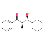 1-Propanone, 3-cyclohexyl-3-hydroxy-2-methyl-1-phenyl-, (2R,3S)-rel-