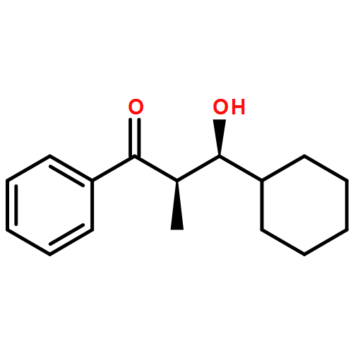 1-Propanone, 3-cyclohexyl-3-hydroxy-2-methyl-1-phenyl-, (2R,3S)-rel-