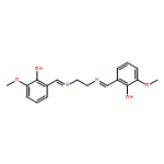 Phenol, 2,2'-[1,2-ethanediylbis(nitrilomethylidyne)]bis[6-methoxy-