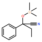 Benzeneacetonitrile, α-ethyl-α-[(trimethylsilyl)oxy]-