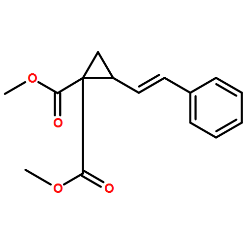 1,1-Cyclopropanedicarboxylic acid, 2-[(1E)-2-phenylethenyl]-, 1,1-dimethyl ester