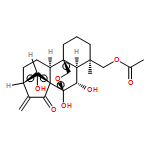 Kaur-16-en-15-one, 18-(acetyloxy)-7,20-epoxy-6,7,14-trihydroxy-, (4α,6β,7α,14R)-