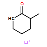 Cyclohexanone, 2-methyl-, ion(1-), lithium (9CI)