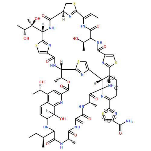 L-Alaninamide, N-[(7R,8S)-2-carboxy-7,8-dihydro-8-hydroxy-4-[(1S)-1-hydroxyethyl]-7-quinolinyl]-L-isoleucyl-L-alanyl-2,3-didehydroalanyl-N-