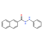 2-Naphthalenecarboxylic acid, 2-phenylhydrazide