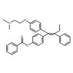 Phenol, 4-[1-[4-[2-(dimethylamino)ethoxy]phenyl]-2-phenyl-1-butenyl]-, benzoate (ester), (Z)- (9CI)