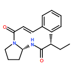 Butanamide, 2-methyl-N-[(2S)-1-[(2E)-1-oxo-3-phenyl-2-propen-1-yl]-2-pyrrolidinyl]-, (2R)-