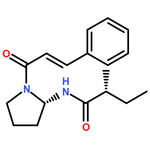 Butanamide, 2-methyl-N-[(2S)-1-[(2E)-1-oxo-3-phenyl-2-propen-1-yl]-2-pyrrolidinyl]-, (2R)-