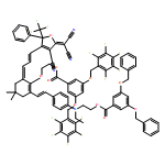 Benzoic acid, 3,5-bis[(2,3,4,5,6-pentafluorophenyl)methoxy]-, 2-[[2-[2-[4-[[2-[[3,5-bis(phenylmethoxy)benzoyl]oxy]ethyl]ethylamino]phenyl]ethenyl]-6-[3-[4-cyano-5-(dicyanomethylene)-2,5-dihydro-2-phenyl-2-(trifluoromethyl)-3-furanyl]-2-propen-1-ylidene]-4,4-dimethyl-1-cyclohexen-1-yl]oxy]ethyl ester