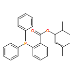 Benzoic acid, 2-(diphenylphosphino)-, 3-methyl-1-(1-methylethyl)-2-buten-1-yl ester