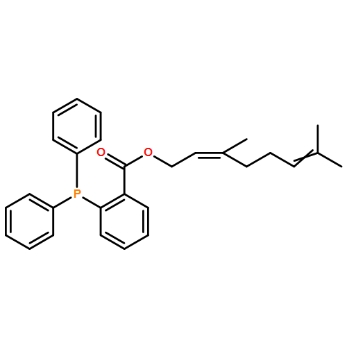 Benzoic acid, 2-(diphenylphosphino)-, (2Z)-3,7-dimethyl-2,6-octadien-1-yl ester