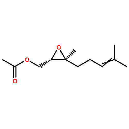 2-Oxiranemethanol, 3-methyl-3-(4-methyl-3-penten-1-yl)-, 2-acetate, (2R,3R)-rel-