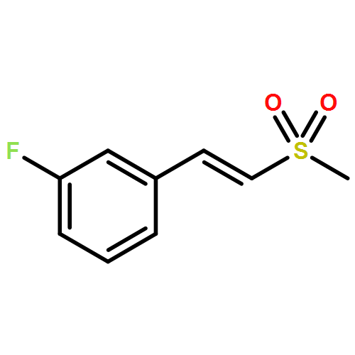 Benzene, 1-fluoro-3-[2-(methylsulfonyl)ethenyl]-, (E)- (9CI)