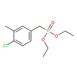 Phosphonic acid, P-[(4-chloro-3-methylphenyl)methyl]-, diethyl ester