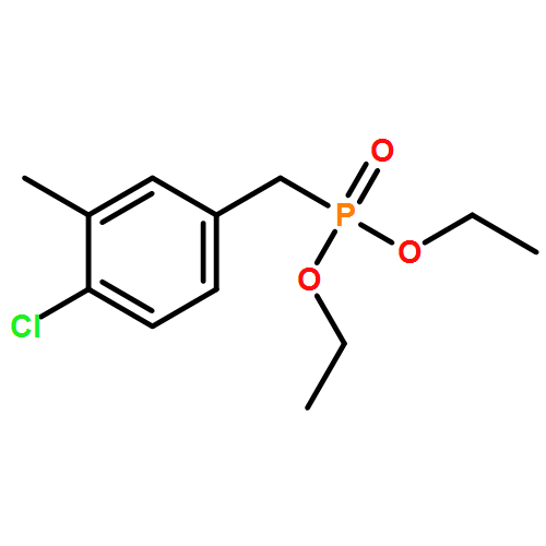 Phosphonic acid, P-[(4-chloro-3-methylphenyl)methyl]-, diethyl ester