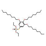 Phosphorothioic acid, O,O-diethyl S-[3,4,5-tris(octyloxy)phenyl] ester