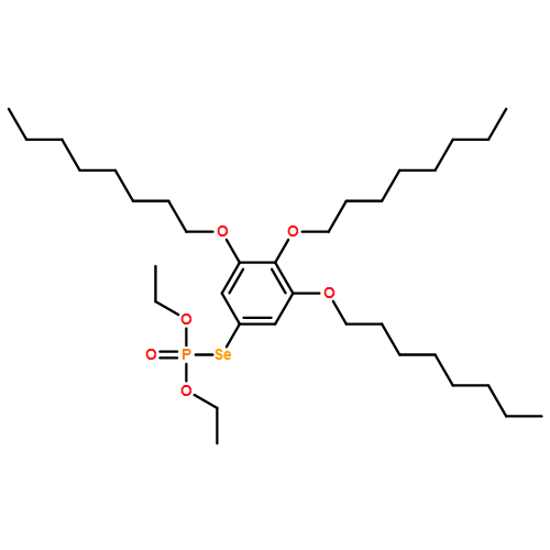 Phosphoroselenoic acid, O,O-diethyl Se-[3,4,5-tris(octyloxy)phenyl] ester