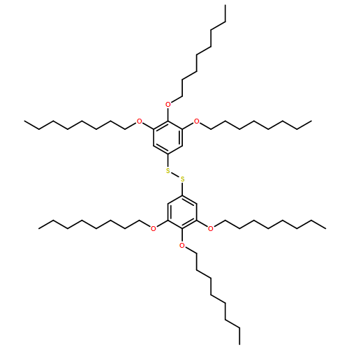 Disulfide, bis[3,4,5-tris(octyloxy)phenyl]