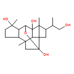 2,5-Methano-2H-s-indaceno[8,1-bc]furan-2,8,8c(2aH)-triol, decahydro-3-[(1S)-2-hydroxy-1-methylethyl]-2a,5,8-trimethyl-,