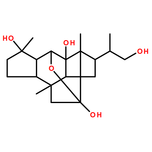 2,5-Methano-2H-s-indaceno[8,1-bc]furan-2,8,8c(2aH)-triol, decahydro-3-[(1S)-2-hydroxy-1-methylethyl]-2a,5,8-trimethyl-,