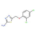 1,3,4-Thiadiazol-2-amine, 5-[(2,4-dichlorophenoxy)methyl]-