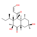 1(2H)-Naphthalenone, octahydro-2,7-dihydroxy-4-[(2Z)-3-hydroxy-1-oxo-2-propen-1-yl]-2,4,5,7-tetramethyl-3-[(1R)-1-methylpropyl]-,