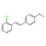 Benzene, 1-chloro-2-[(1E)-2-(4-methoxyphenyl)ethenyl]-