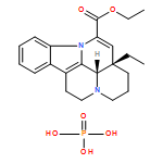 Eburnamenine-14-carboxylic acid, ethyl ester, (3α,16α)-, phosphate (1:1) (9CI)